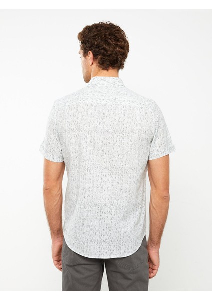 Lcwaıkıkı Classic Regular Fit Kısa Kollu Desenli Poplin Erkek Gömlek indirimleri
