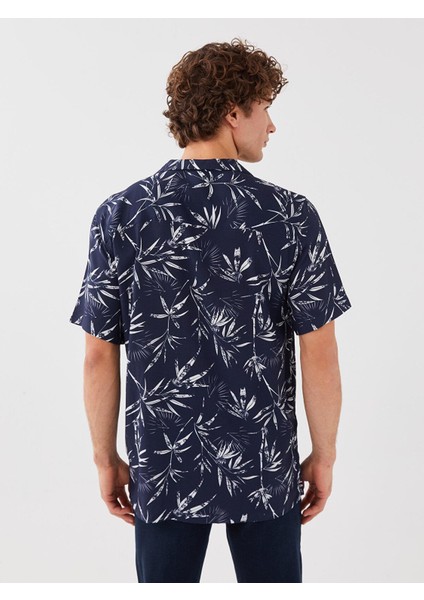 Lcw Casual Regular Fit Kısa Kollu Desenli Erkek Gömlek