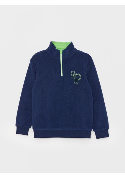 Lcw Kids Dik Yaka Nakışlı Uzun Kollu Polar Erkek Çocuk Sweatshirt fırsatları