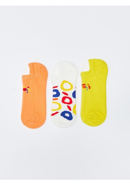 Lcw Dream Desenli Kadın Patik Çorap 3'lü Paket fiyatları