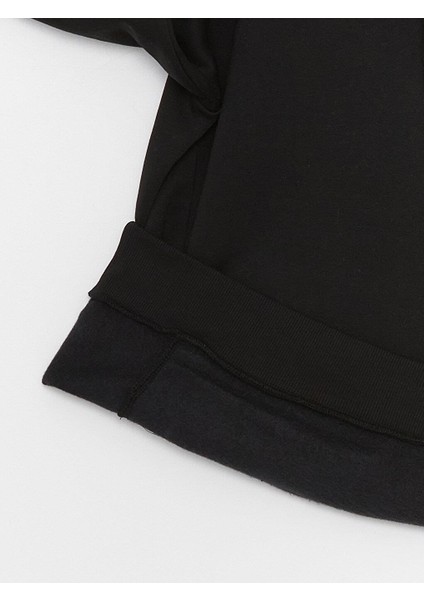 Xsıde Uzun Kollu Baskılı Erkek Hoodie