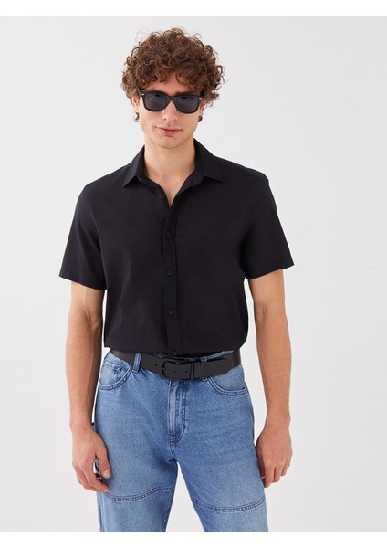 Lcw Casual Regular Fit Kısa Kollu Poplin Erkek Gömlek