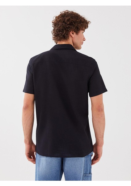 Lcw Casual Regular Fit Kısa Kollu Poplin Erkek Gömlek