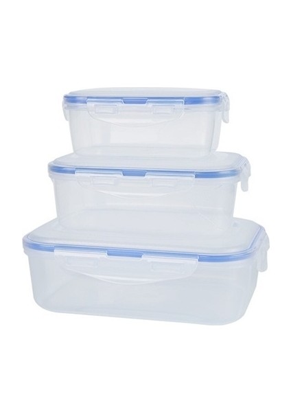 Sulhul Okul Ofis Çalışanı Açık Piknik Için 3 Adet Plastik Öğle Yemeği Kutusu Bento Kutusu Gıda Depolama (Yurt Dışından)