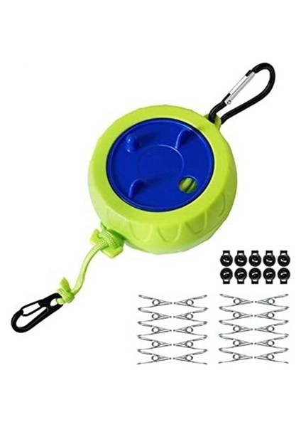 Yeni 10 Metre Uzun ve Kalın Polyester Dış Mekan Kutusu Çamaşır Ipi Taşınabilir Depolama Geri Çekilebilir Çamaşır Ipi (Yurt Dışından)