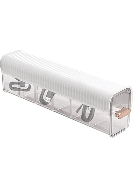 Çok Fonksiyonlu Saklama Kutusu, Punch Ücretsiz Çok Fonksiyonlu Saklama Kutusu, Şeffaf Duvara Monte Çekmece Düzenleyici Beyaz (Yurt Dışından)