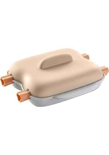 Mikrodalga Buğulanmış Mısır Kutusu Yumurta Vapuru Sebze Saklama Kutusu Buğulanmış Kutu Saplı Mutfak Aksesuarları - Turuncu (Yurt Dışından)