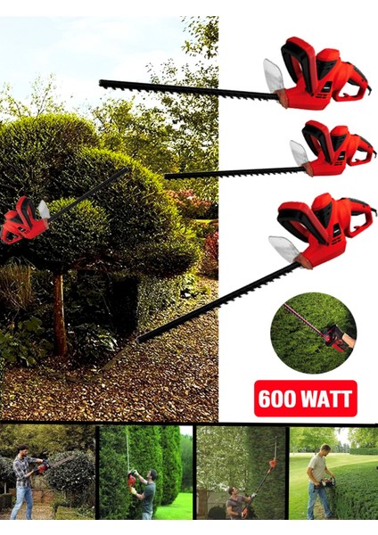 RDX9255 Elektrikli Çit Budama Makinası 600 Watt