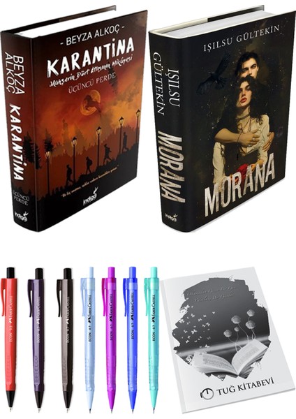Morana Ciltli Işılsu Gültekin ve Karantina 3 Ciltli Beyza Alkoç 2li Set