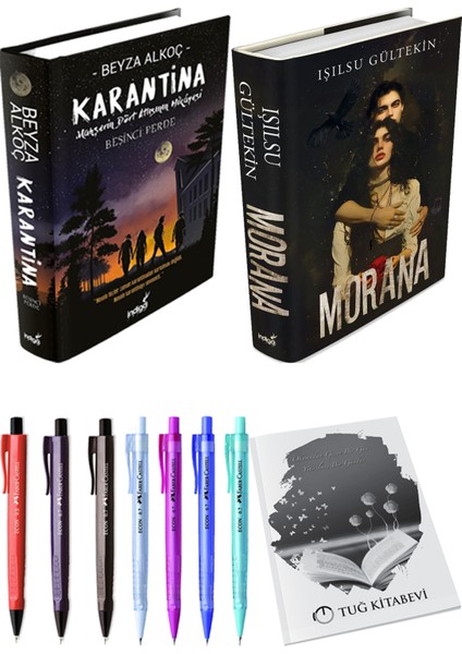 Morana Ciltli Işılsu Gültekin ve Karantina 5 Ciltli Beyza Alkoç 2li Set