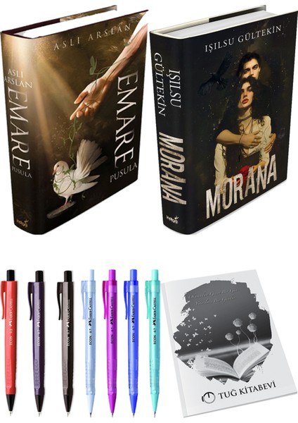 Morana Ciltli Işılsu Gültekin ve Emare Pusula Ciltli Aslı Arslan 2li Set