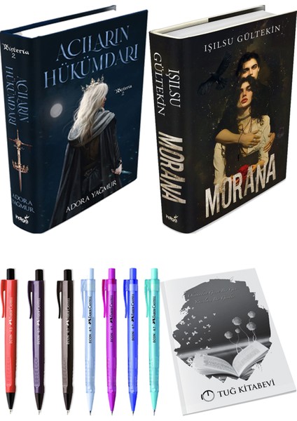 Morana Ciltli Işılsu Gültekin ve Acıların Hükümdarı Ciltli Adora Yağmur 2li Set