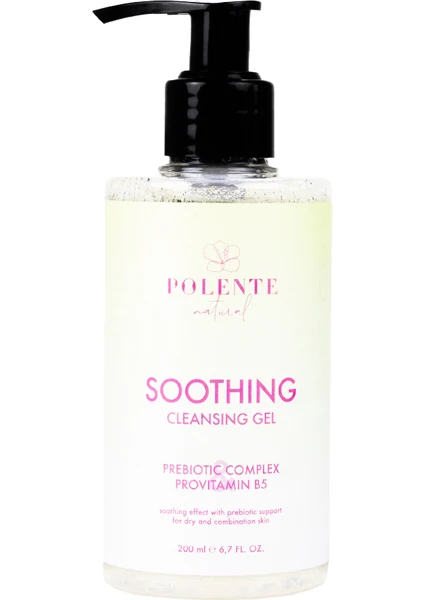 Polente Natural - Soothing Cleansing Gel - Yatıştırıcı Yüz Yıkama Jeli - Kuru ve Karma Ciltler 200 ml