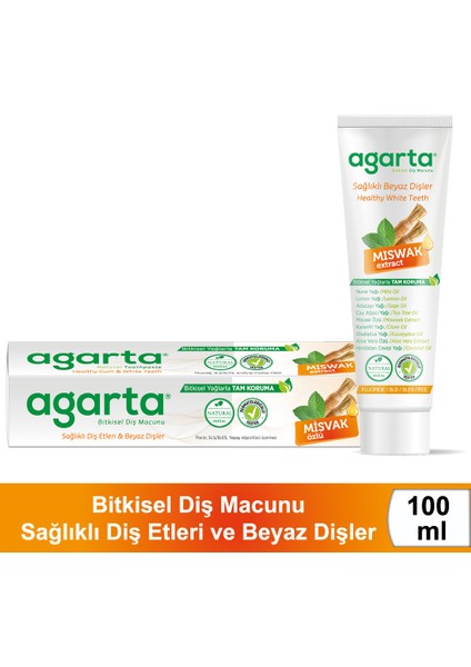 Doğal Misvak Özlü Diş Macunu 100 ml /130 gr