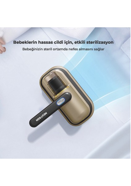 Anti Alerjen UV Işınlı Şarjlı Yatak ve Koltuk El Süpürgesi