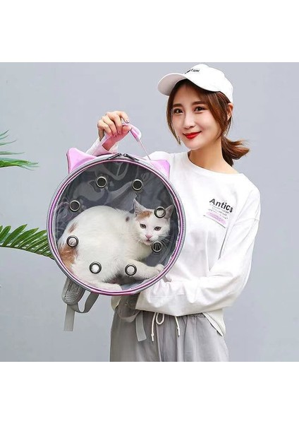 Giden Pet Çanta Taşınabilir Gözenekli Nefes Alan Uzay Kapsülü Kedi Sırt Çantası (Yurt Dışından) fiyatları