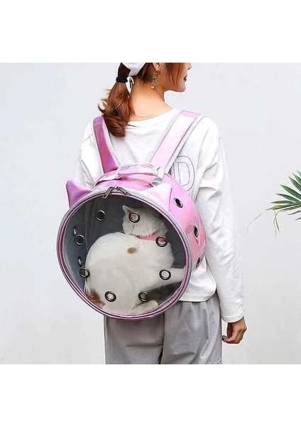Giden Pet Çanta Taşınabilir Gözenekli Nefes Alan Uzay Kapsülü Kedi Sırt Çantası (Yurt Dışından) modelleri