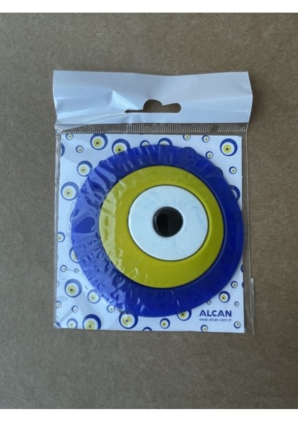 Nazar Boncuğu Süs / Kapı Süsü, Araba Torpido Üstü Kaymaz Kauçuk Dekoratif Nazar Boncuğu / Çap: 9 cm fiyatları