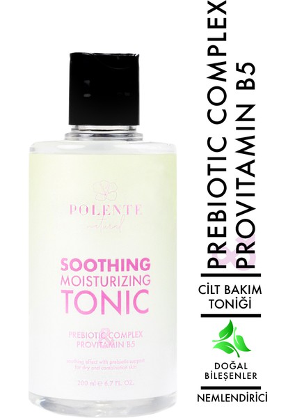 - Soothing Moisturizing Tonic - Nemlendirici Yatıştırıcı Tonik Prebiyotikler & Provitamin B5 200 ml