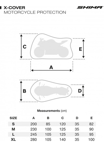 Shima X-Cover Motosiklet Bırandası Siyah fiyatları
