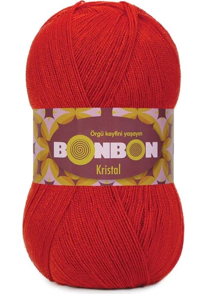 Bonbon Kristal Kırmızı 98211 (5 Adet Yumak)