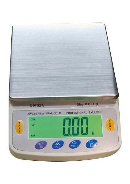 Diamond Dijital Göstergeli Profesyonel Hassas Terazi NVZ-1978 (5 Kg-0.01) ( Lisinya )