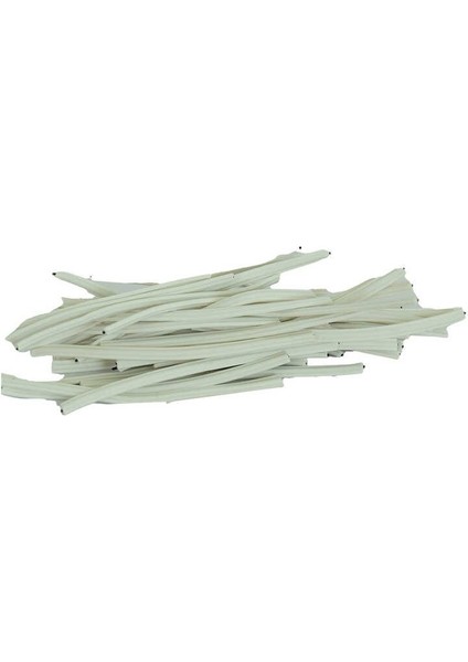 LISINYA214 Bağlama Teli Tel Klips Pvc Kaplamalı Beyaz 500 gr Takribi 500 Adetli 1 Paket