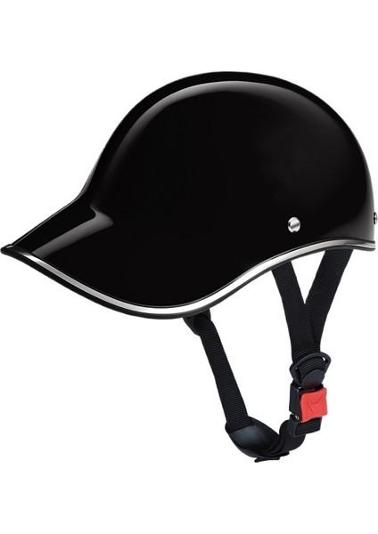 Kask Yaz Beyzbol Kaskı Erkekler ve Kadınlar Için Güneş Koruma Yarım Kask Kepçe Kask Hafif Tüm Sezon Bisiklet Sürme Kaskı (Yurt Dışından)