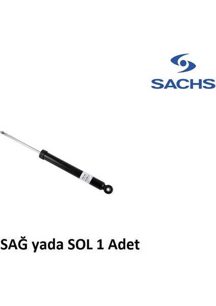 Arka Amortisör Fıat Egea 2015+ 1,0 1,4 1,6 1,3d 1,6d Mjt Gazlı 52043699 350349 Sachs