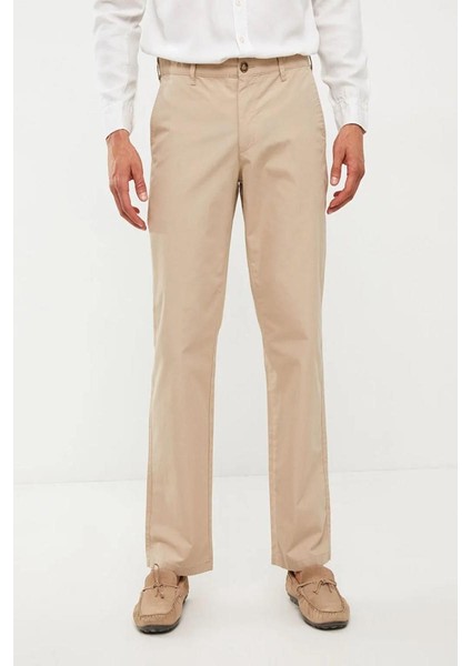 Classic Geniş Kalıp Erkek Chino Pantolon fırsatları
