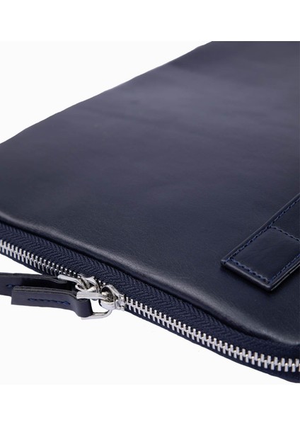 El Geçmeli Clutch Çanta Portföy (CN316TDS08) - Lacivert