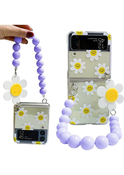 Mrayaki Samsung Galaxy Z Flip 3 5g 2021 Case Için Ring ile Kılıf, Stand, Koruyucu Kapak (Yurt Dışından)