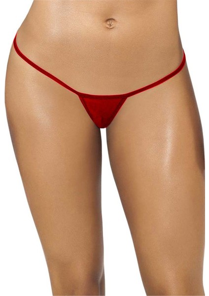 Mulvxley LEY02 Kırmızı Tül Tanga 1115 (Mulvix)