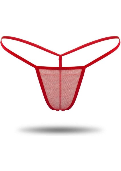 Mulvxley LEY02 Kırmızı Tül Tanga 1115 (Mulvix)
