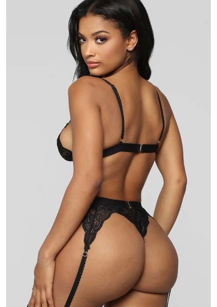 Mulvxley LEY02 Siyah Dantelli Jartiyer Takımı 1274 (Mulvix) modelleri