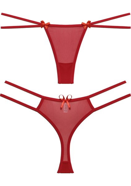 Mulvxlio LIN02 Kadın Külot Kırmızı Renk (Mulvix) modelleri