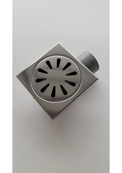 Yandan Çıkışlı Üstü Krom Yer Süzgeci Yer Sifonu Küçük fiyatları