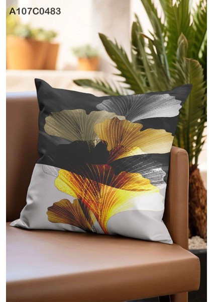 Kırlent Kılıf Çift Tarafı Baskılıdır Süet Kümaş