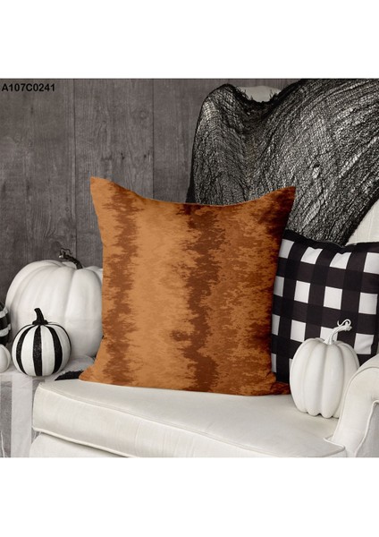 Kırlent Kılıf Çift Tarafı Baskılıdır Süet Kümaş