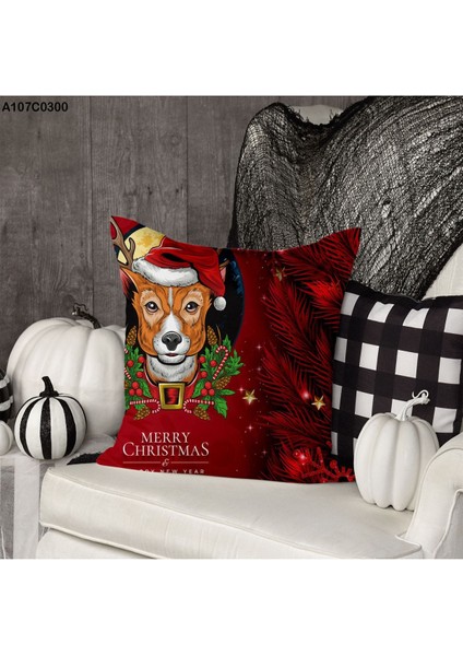 Kırlent Kılıf Çift Tarafı Baskılıdır Süet Kümaş