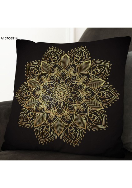 Kırlent Kılıf Çift Tarafı Baskılıdır Süet Kümaş