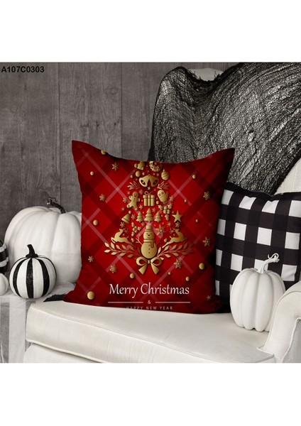 Kırlent Kılıf Çift Tarafı Baskılıdır Süet Kümaş