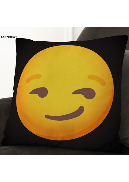 Kırlent Kılıf Çift Tarafı Baskılıdır Süet Kümaş