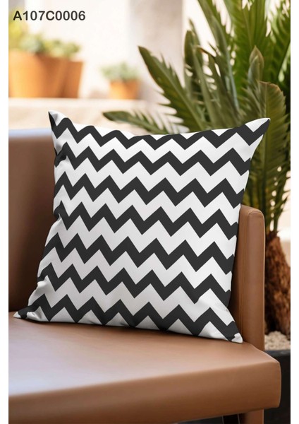 Kırlent Kılıf Çift Tarafı Baskılıdır Süet Kümaş