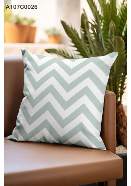 Kırlent Kılıf Çift Tarafı Baskılıdır Süet Kümaş