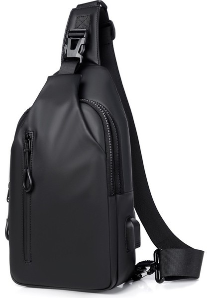 Erkek Göğüs Çantası, Şık, Sade, Şık ve Modaya Uygun Omuz Çantası, Iş Gezisi, Aşınmaya Dayanıklı Çapraz Çanta (Yurt Dışından)