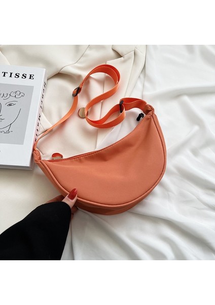 Naylon Su Geçirmez Hamur Çanta Hafif Kore Trendy Crossbody Çanta Çok Yönlü Basit Omuz Çantası (Yurt Dışından)