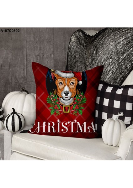 Kırlent Kılıf Çift Tarafı Baskılıdır Süet Kümaş