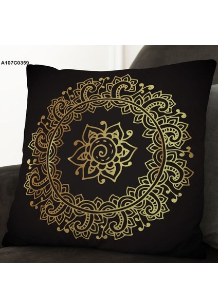 Kırlent Kılıf Çift Tarafı Baskılıdır Süet Kümaş