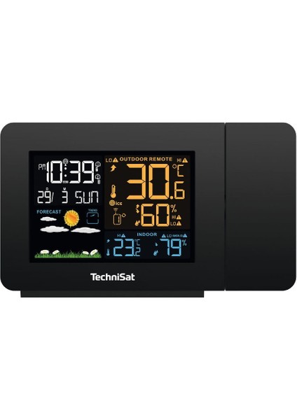 Renkli LCD Ekran Siyah - Imeteo P1 ODA NEM SICAKLIK ÖLÇÜM